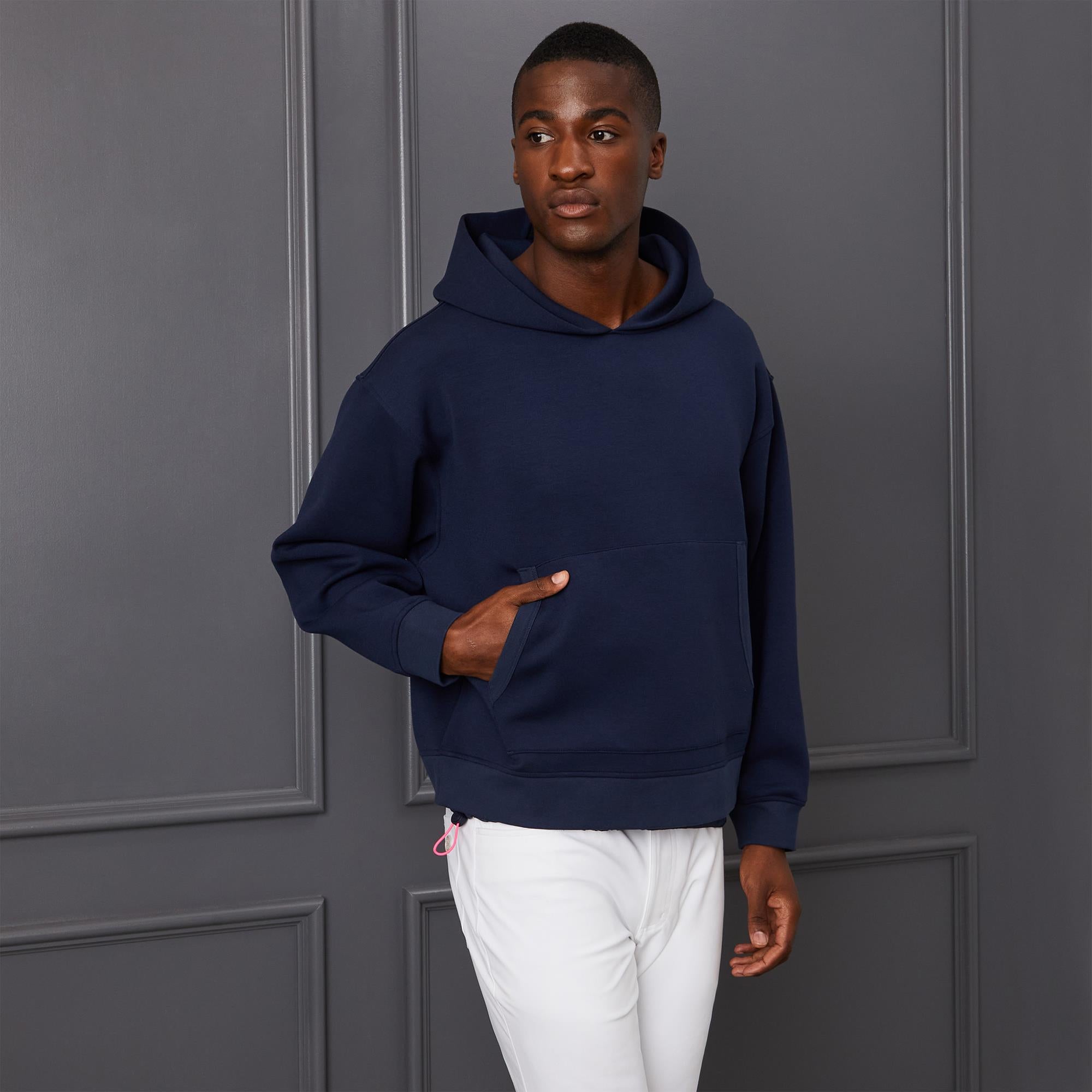 G/FORE Double Knit Spacer Jersey Hoodie Twilight